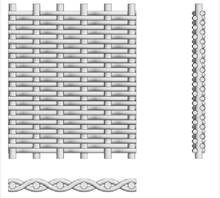 Dutch plain weave mesh 9